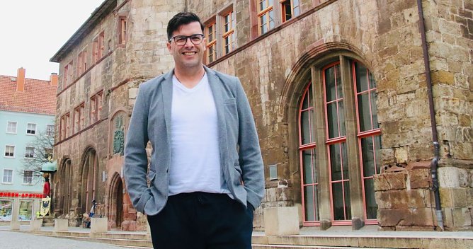 Patrick B&ouml;rsch geht f&uuml;r die Stadt-SPD als Kandidat in die Landtagswahl (Foto: agl)