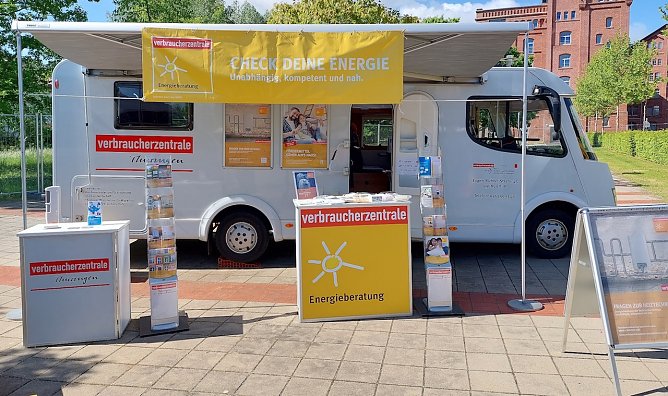 Infomobil Verbraucherzentrale Th&uuml;ringen (Foto: Stefan Eisentraut / VZTH.)