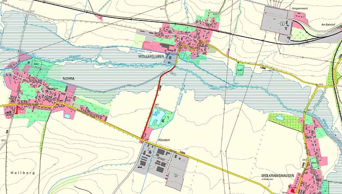 Übersichtslageplan Hünstein (Foto: Landratsamt Nordhausen) Übersichtslageplan Hünstein (Foto: Landratsamt Nordhausen)