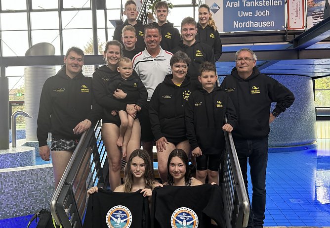 Diese Nordhäuser Schwimmer fahren nach Esbjerg (Foto: K.Berndt) Diese Nordhäuser Schwimmer fahren nach Esbjerg (Foto: K.Berndt)