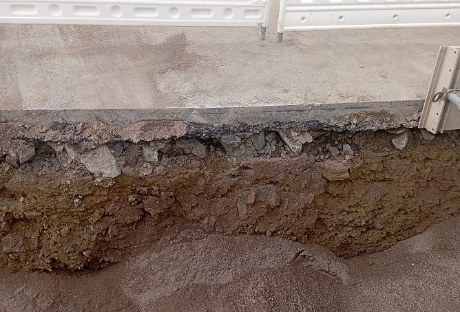 Sie sieht der Aufbau der Stra&szlig;e in Buchholz aus... (Foto: nnz)