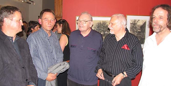 V.l.n.r.: Peter Gen&szlig;ler, Andreas Barth, G&uuml;nter Groh, Gerd Mackensen und J&uuml;rgen Rennbach (Foto: psv)