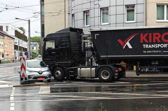 Unfall gestern Nachmittag (Foto: Peter Blei)