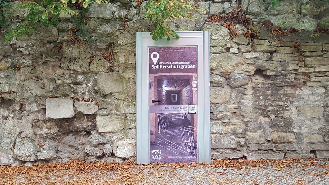 Splitterschutzgraben (Foto: Stadtverwaltung Nordhausen) Splitterschutzgraben (Foto: Stadtverwaltung Nordhausen)