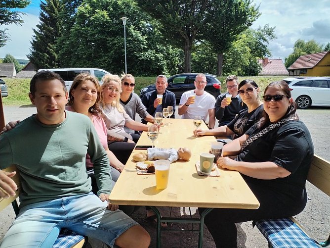 Zum Teichfest war richtig was los (Foto: C.Wilhelm )