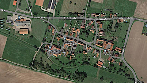 Straßenplan Obersachswerfen (Foto: K.Rödiger) Straßenplan Obersachswerfen (Foto: K.Rödiger)
