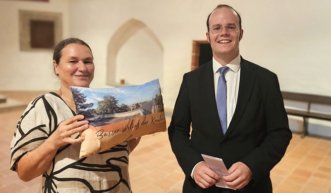 Johannes Richter wurde als Kantor eingef&uuml;hrt (Foto: R.Englert)