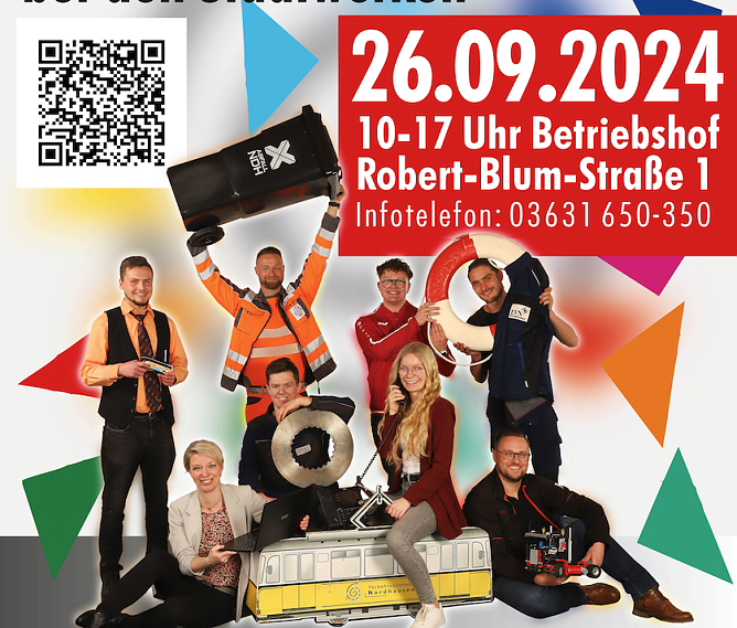 Berufsmesse auf dem Betriebshof der Stadtwerke (Foto: Agentur für Arbeit) Berufsmesse auf dem Betriebshof der Stadtwerke (Foto: Agentur für Arbeit)