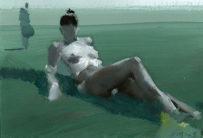 Gerd Mackensen, Ich bin frei, farbige Arbeit auf Karton, 2007, Repro Kneffel (Foto: Heidelore Kneffel)