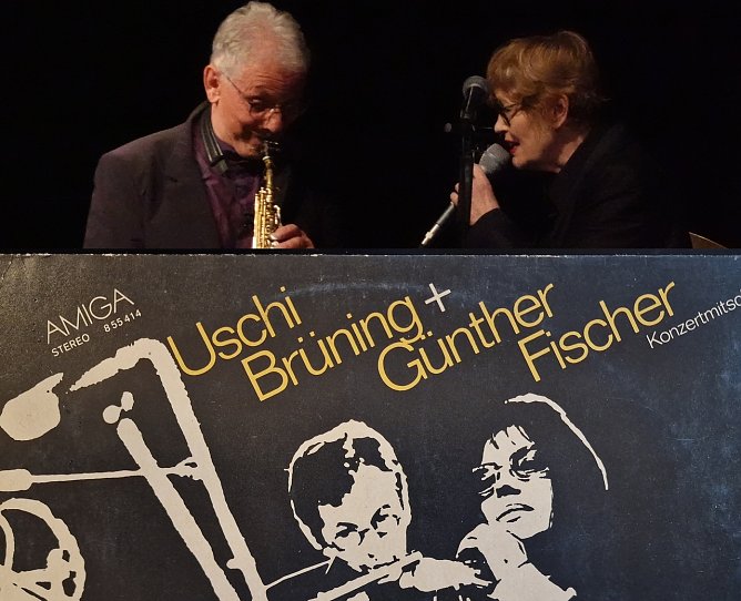 Damals wie heute - Vollblut-Jazz: Uschi Br&uuml;ning und G&uuml;nther Fischer (Foto: psg)