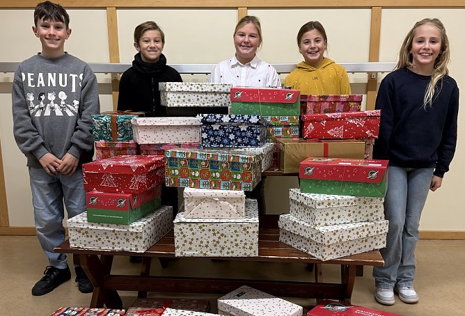 Weihnachtsaktion in der Grundschule Niedersachswerfen (Foto: Alexandra G&uuml;nther)