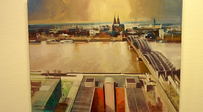 Mackensen-Ausstellung in der Kreissparkasse (Foto: HG Backhaus) Mackensen-Ausstellung in der Kreissparkasse (Foto: HG Backhaus)