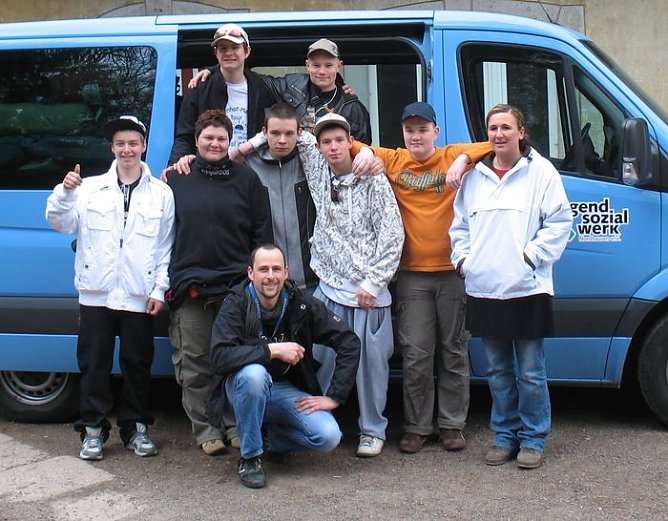 Abfahrt iin Neustadt-Osterode (Foto: privat)