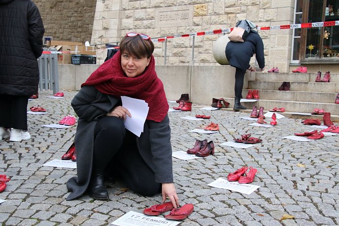 Die Leiterin der Interventionsstelle gegen H&auml;usliche Gewalt in Nordhausen, Steffi Mayer (Foto: agl)