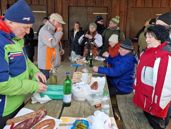 Eine St&auml;rkung nach den "Strapazen" der Wanderung (Foto: privat)