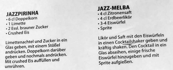 Cocktails mit Anleitung (Foto: nnz)