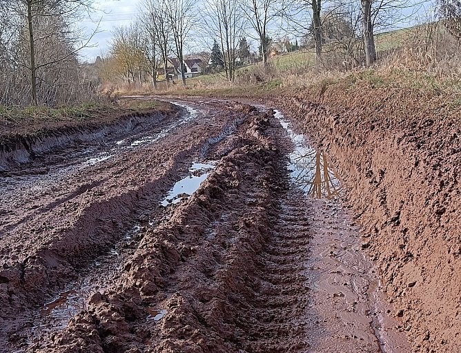 Ehemaliger Wanderweg bei Hesserode (Foto: F.J&ouml;dicke)