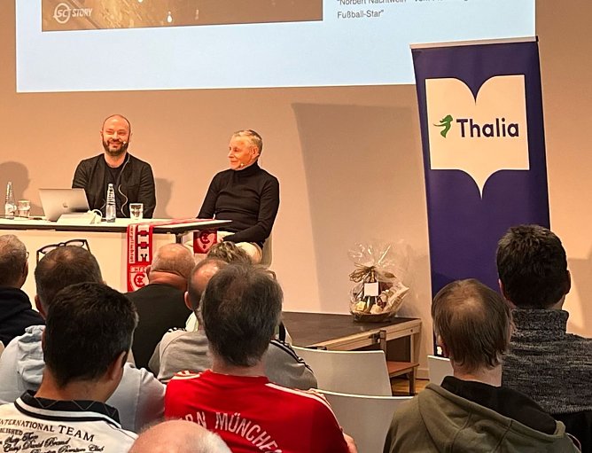 Norbert Nachtweih erz&auml;hlte vom rauchenden Auge� (Foto: Joachim Rose)