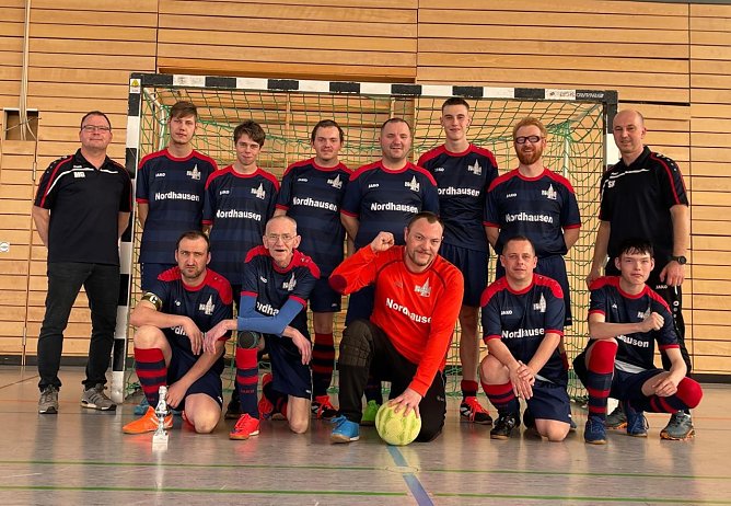 Fu&szlig;baller der Nordth&uuml;ringer Lebenshilfe siegen beim Cup an der Leinequelle (Foto: Nordth&uuml;ringer Lebenshilfe)