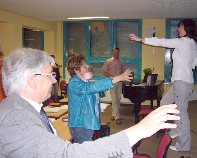 Lehrer in Bewegung (Foto: W. H&uuml;tcher)