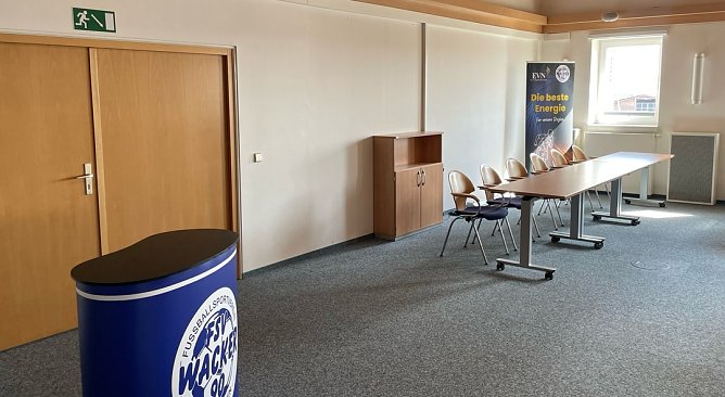 Die St&uuml;hle f&uuml;r das Pr&auml;sidium bleiben leer? (Foto: Wacker Nordhausen)