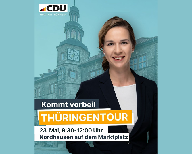 Carolin Gerbothe kommt zum B&uuml;rgergespr&auml;ch nach Nordhausen (Foto: CDU)