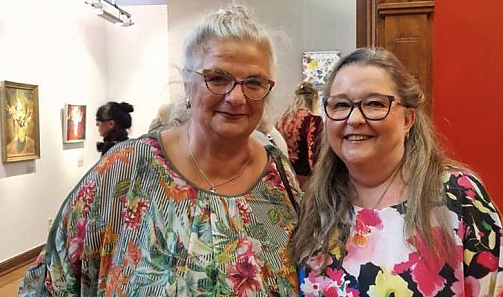 Anja Eisner (links) liest im Kunsthaus Meyenburg (Foto: Stadt Nordhausen) Anja Eisner (links) liest im Kunsthaus Meyenburg (Foto: Stadt Nordhausen)