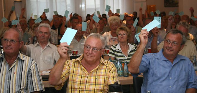 Vertreter stimmten ab (Foto: WBG)