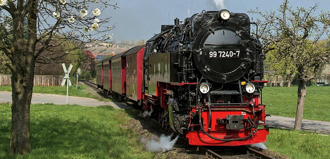 Hoffentlich noch lange unter Dampf (Foto: HSB/Dirk Bahnsen)