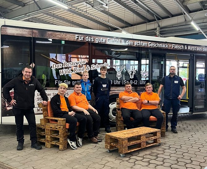 Auszubildende der Stadtwerke (Foto: Stadtwerke Nordhausen)