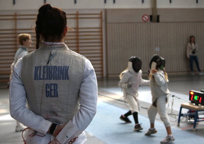 Training unter prominenter Beobachtung (Foto: Susanne Nikoleizig) Training unter prominenter Beobachtung (Foto: Susanne Nikoleizig)