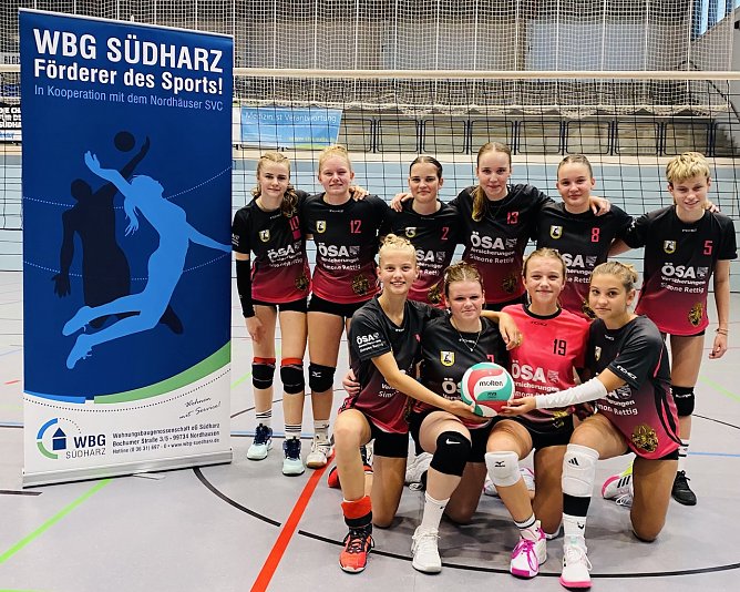 Die U16-Vertretung des S&uuml;dharzer Volleyball Clubs (Foto: D.Rieger)