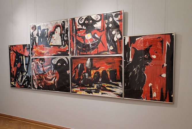 Kunst in rot im Meyenburgmuseum ab Samstag (Foto: Stadtverwaltung Nordhausen)