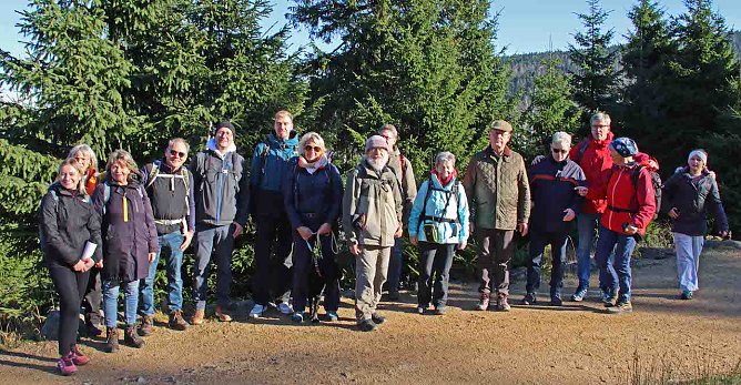 Harzklub-Wanderfreunde auf dem Brocken (Foto: Harzklub)