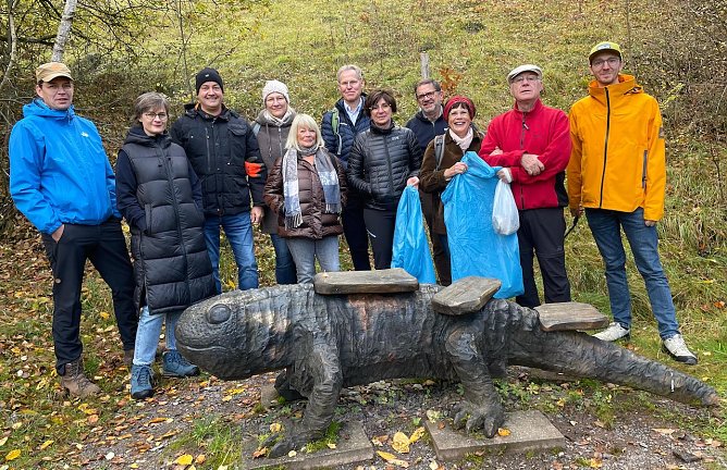 Rotarier auf dem Salamanderweg  (Foto: H.Seidel)