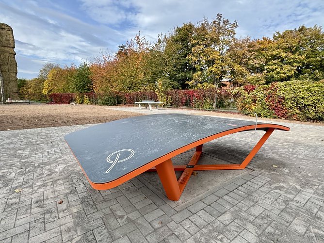 Teqball-Platte auf dem Petersberg (Foto: Stadt Nordhausen) Teqball-Platte auf dem Petersberg (Foto: Stadt Nordhausen)