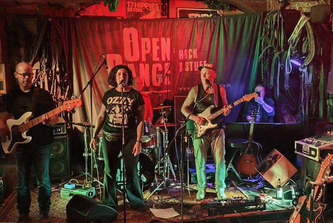 Die vier Herren und Gast Anni aus Sondershausen (Foto: nnz)