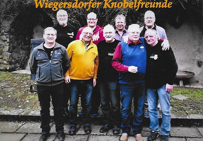Die Wiegersdorfer Knobelfreunde (Foto: M.Obenhaupt)