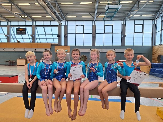 Die SVG M&auml;dchen bei den Herbstmeisterschaften (Foto: A. Rehder)