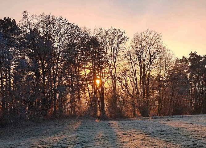 Sonnenuntergang im Südharz (Foto: P.Blei) Sonnenuntergang im Südharz (Foto: P.Blei)
