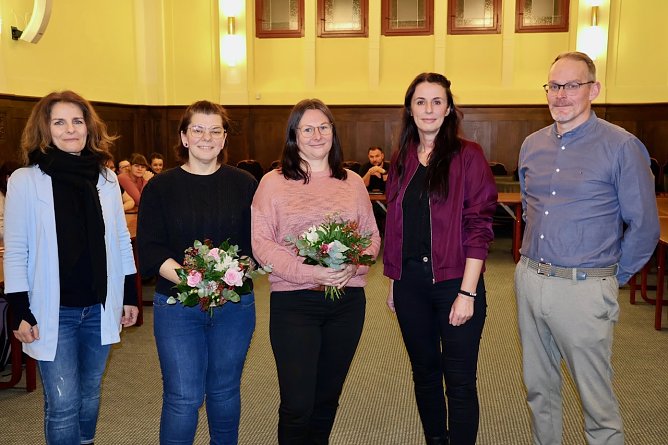 In der Versammlung der Elternvertretungen der Kindertageseinrichtungen im Landkreis Nordhausen in dieser Woche wurde Jana Teichmann zur neuen Kreiselternsprecherin gew&auml;hlt. Ihre Stellvertretung  &uuml;bernimmt Melanie Borgstedt.  (Foto: Pressestelle Landratsamt)