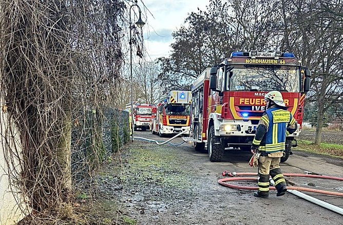 Brand in Bielen (Foto: privat/Feuerwehr)