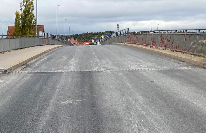 Blick auf die Zeppelinbr&uuml;cke.  (Foto: Pressestelle Stadt Nordhausen)