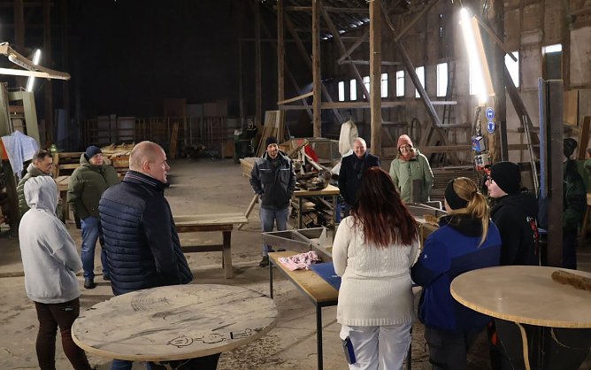 Landrat Matthias Jendricke besuchte jüngst den Horizont-Verein. (Foto: Jessica Piper) Landrat Matthias Jendricke besuchte jüngst den Horizont-Verein. (Foto: Jessica Piper)