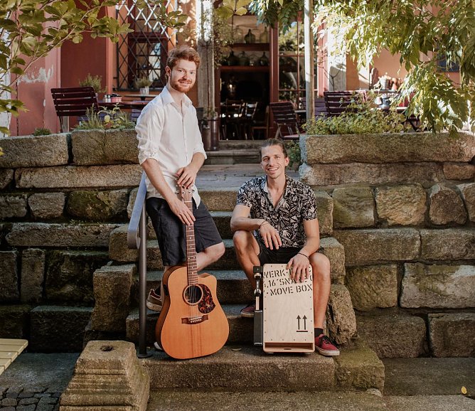 Leander und Christian spielen zum Valentinstag im Tabakspeicher. (Foto: Kultubund Nordhausen) Leander und Christian spielen zum Valentinstag im Tabakspeicher. (Foto: Kultubund Nordhausen)