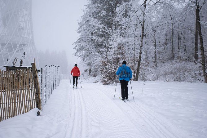 Die Loipe ab Rothesütte ist wieder frisch gespurt. (Foto: Nicole Mattern) Die Loipe ab Rothesütte ist wieder frisch gespurt. (Foto: Nicole Mattern)