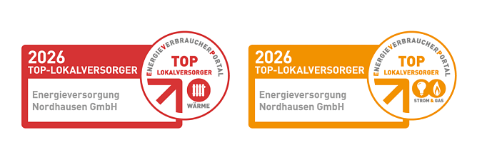 Die Energieversorgung Nordhausen wurde als Top-Lokalversorger 2026 in den Sparten Strom, Gas und Fernw&auml;rme ausgezeichnet. (Foto: EVN)