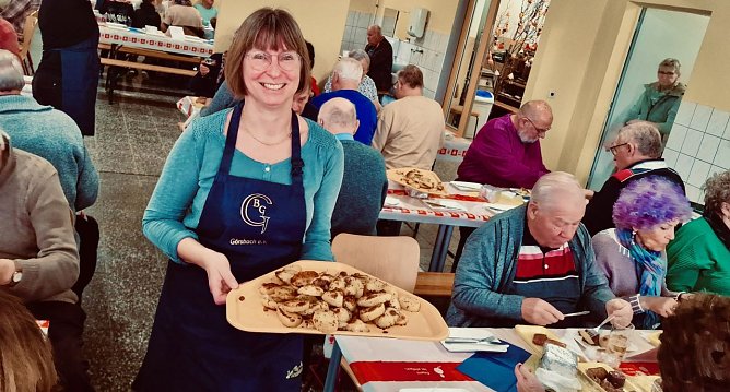 In G&ouml;rsbach erwartet man zum 32. Kartoffelscheibenessen heute wieder Hundertschaften (Foto: agl)