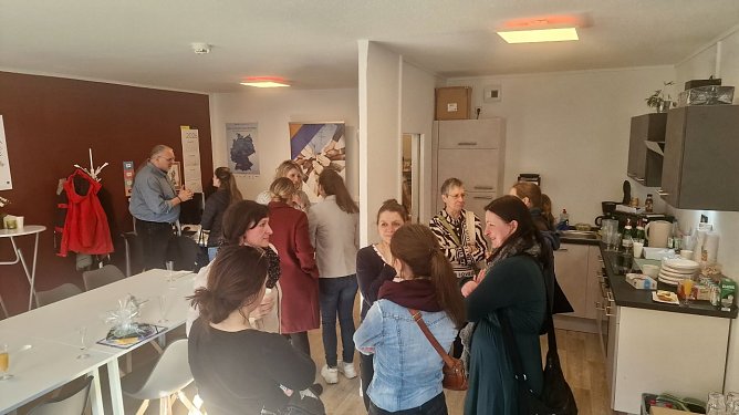 Blick in die R&auml;ume der Kontaktstelle in der Johannes-Thal-Stra&szlig;e in Ost (Foto: agl)