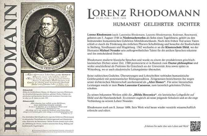 Die Gedenktafel f&uuml;r Lorenz Rhodomann aus Niedersachswerfen (Foto: Tim Sch&auml;fer)